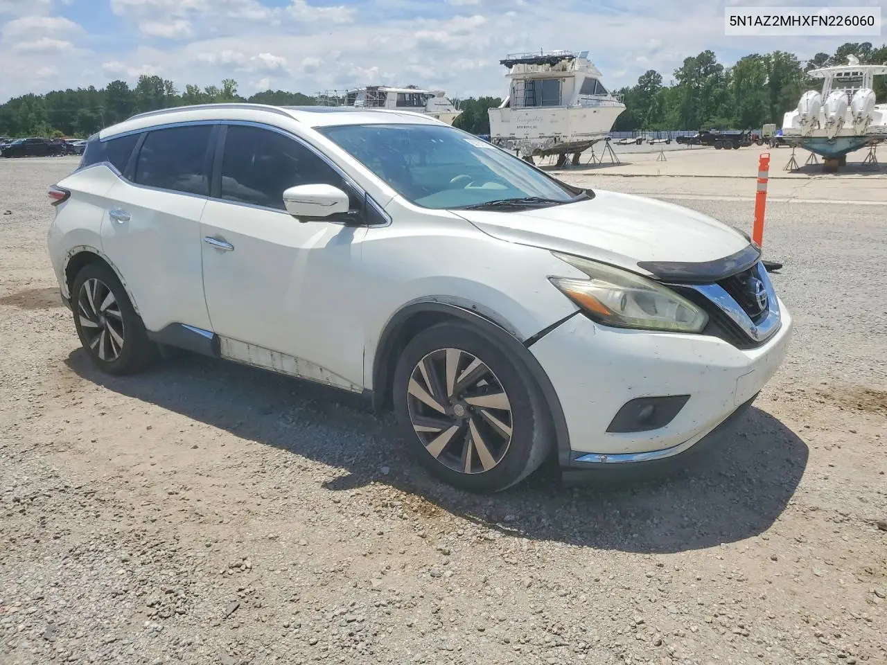 2015 Nissan Murano Platinum VIN: 5N1AZ2MHXFN226060 Lot: 60767216