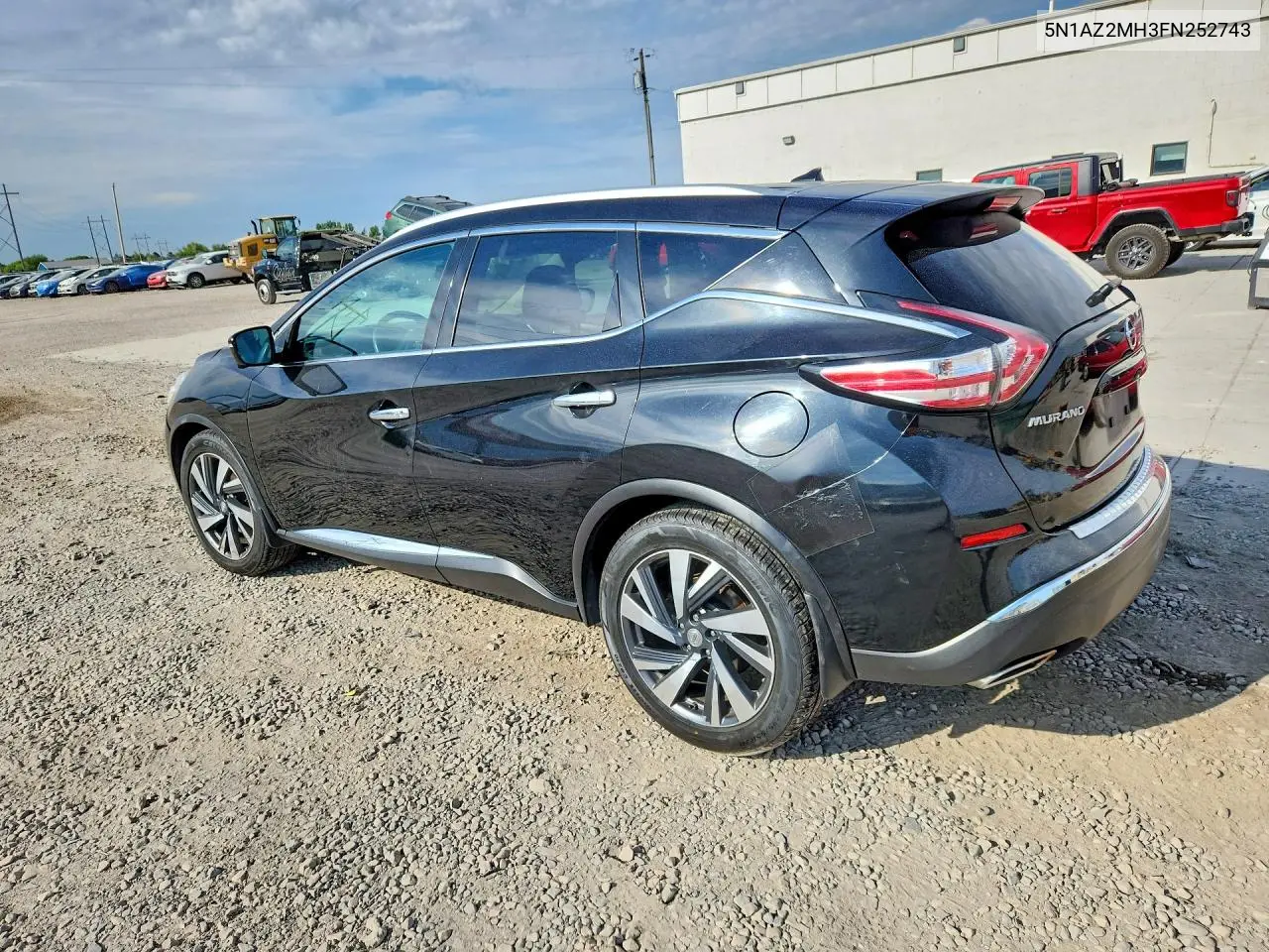 2015 Nissan Murano S VIN: 5N1AZ2MH3FN252743 Lot: 60801346