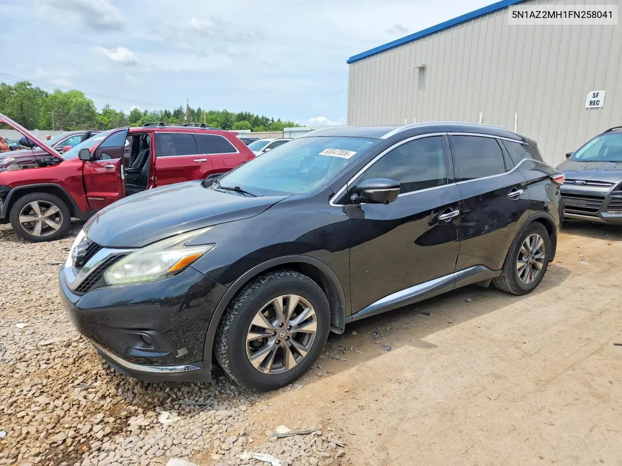 2015 Nissan Murano Sl VIN: 5N1AZ2MH1FN258041 Lot: 60847006