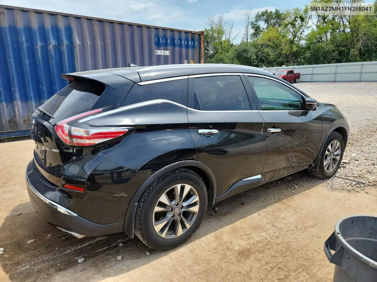 2015 Nissan Murano Sl VIN: 5N1AZ2MH1FN258041 Lot: 60847006