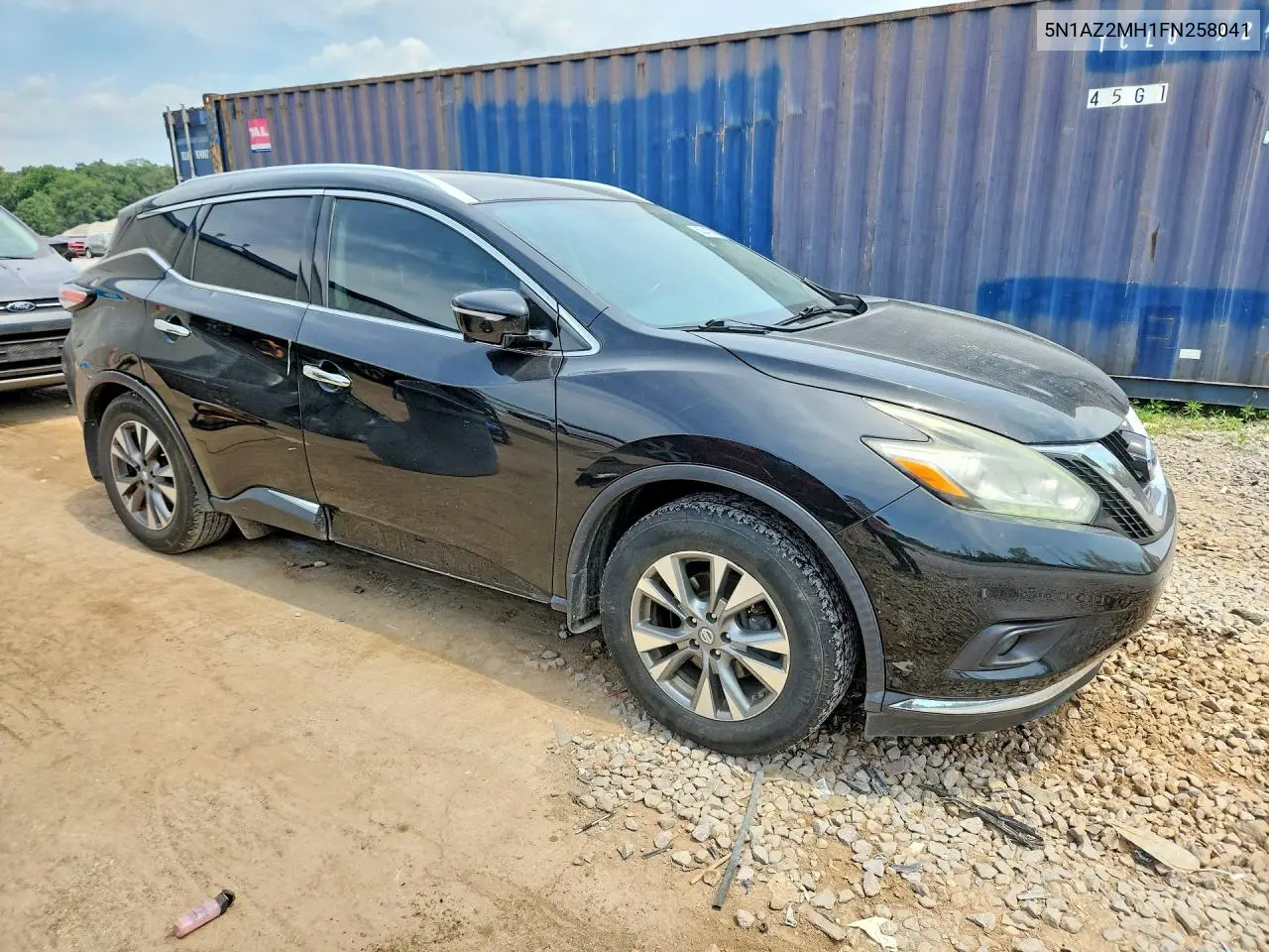2015 Nissan Murano Sl VIN: 5N1AZ2MH1FN258041 Lot: 60847006