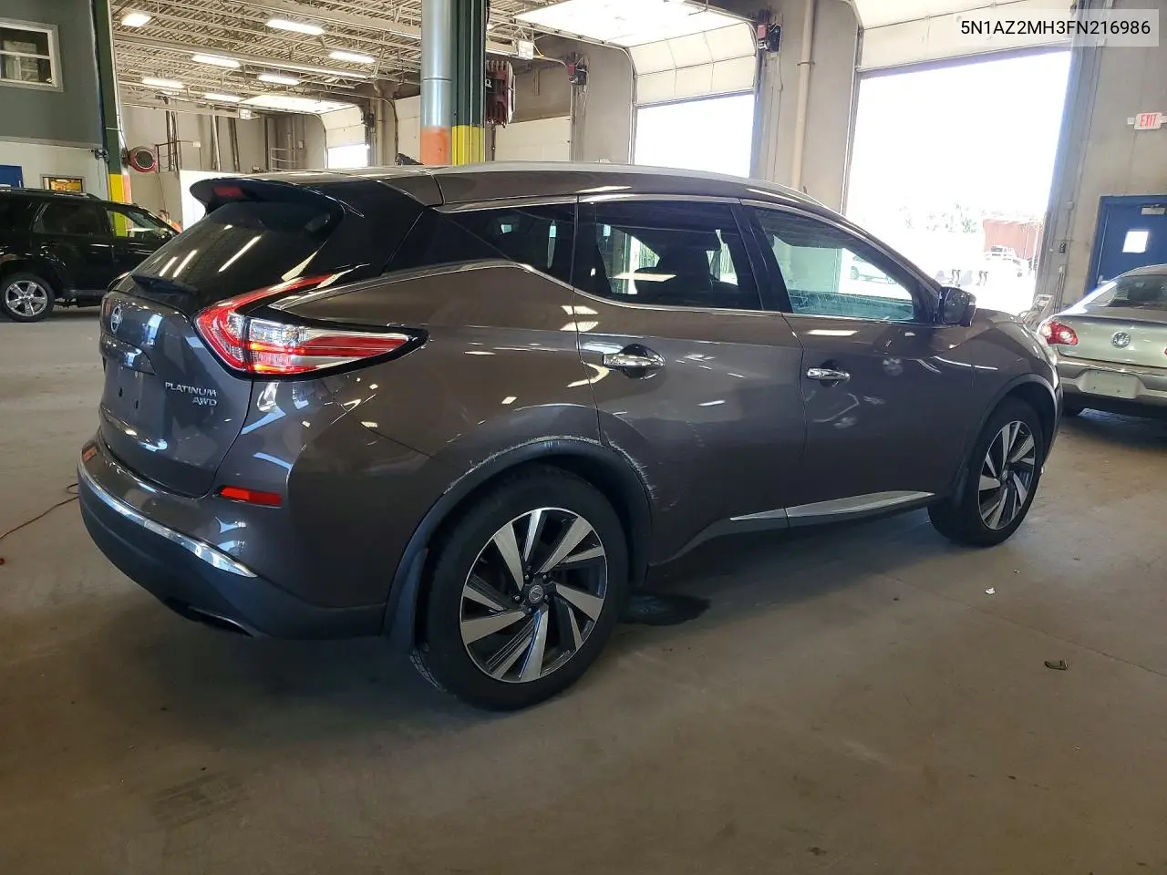 2015 Nissan Murano Platinum VIN: 5N1AZ2MH3FN216986 Lot: 60979026