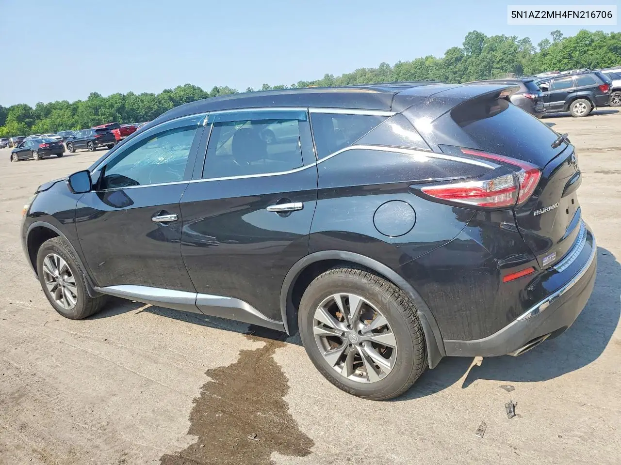 2015 Nissan Murano Sv VIN: 5N1AZ2MH4FN216706 Lot: 61136356
