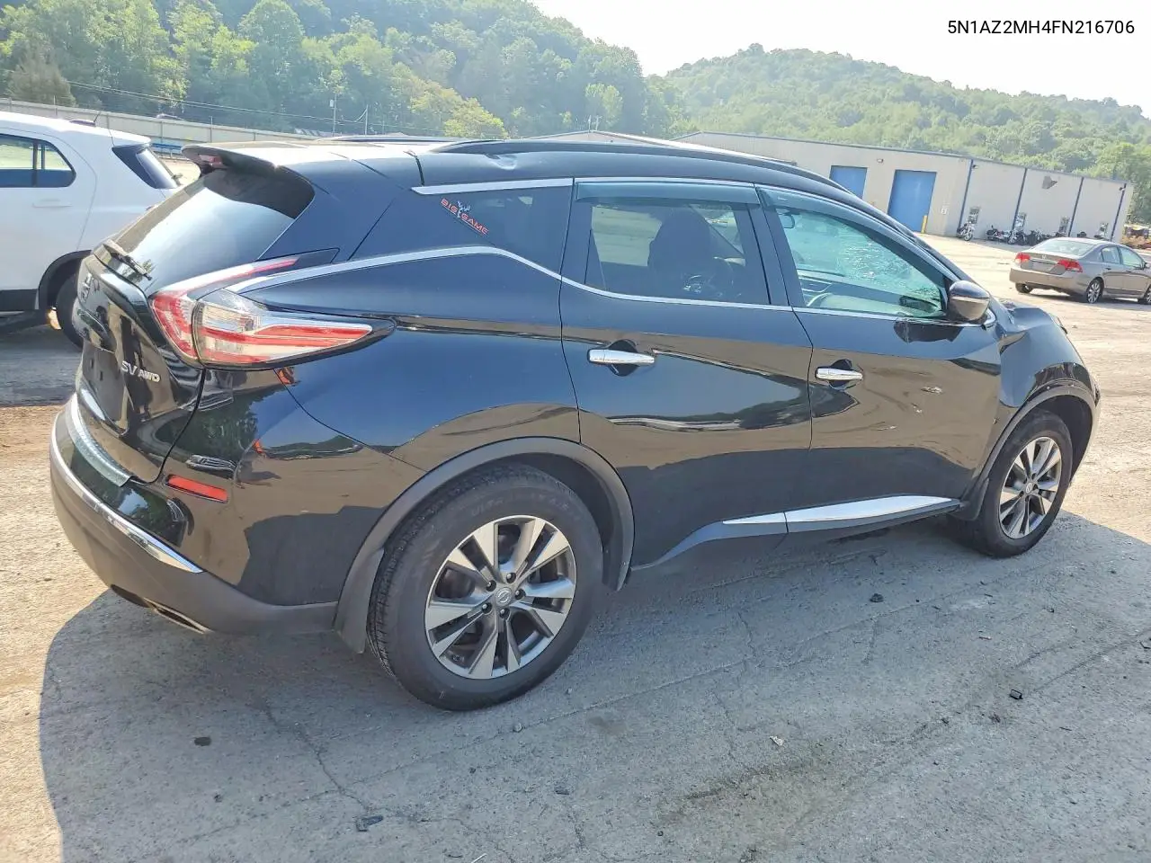 2015 Nissan Murano Sv VIN: 5N1AZ2MH4FN216706 Lot: 61136356