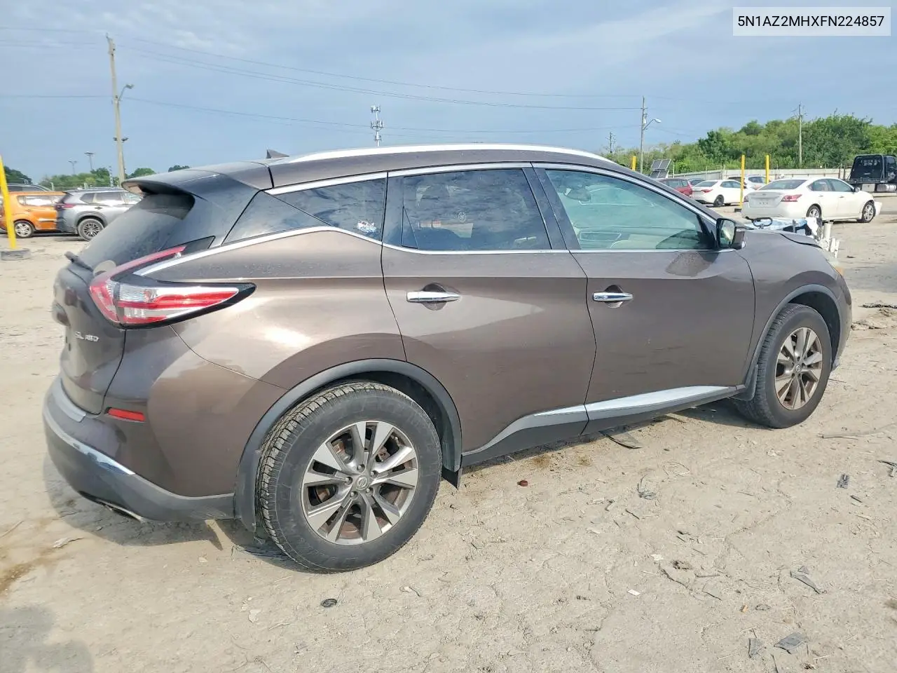 2015 Nissan Murano Sl VIN: 5N1AZ2MHXFN224857 Lot: 61542656