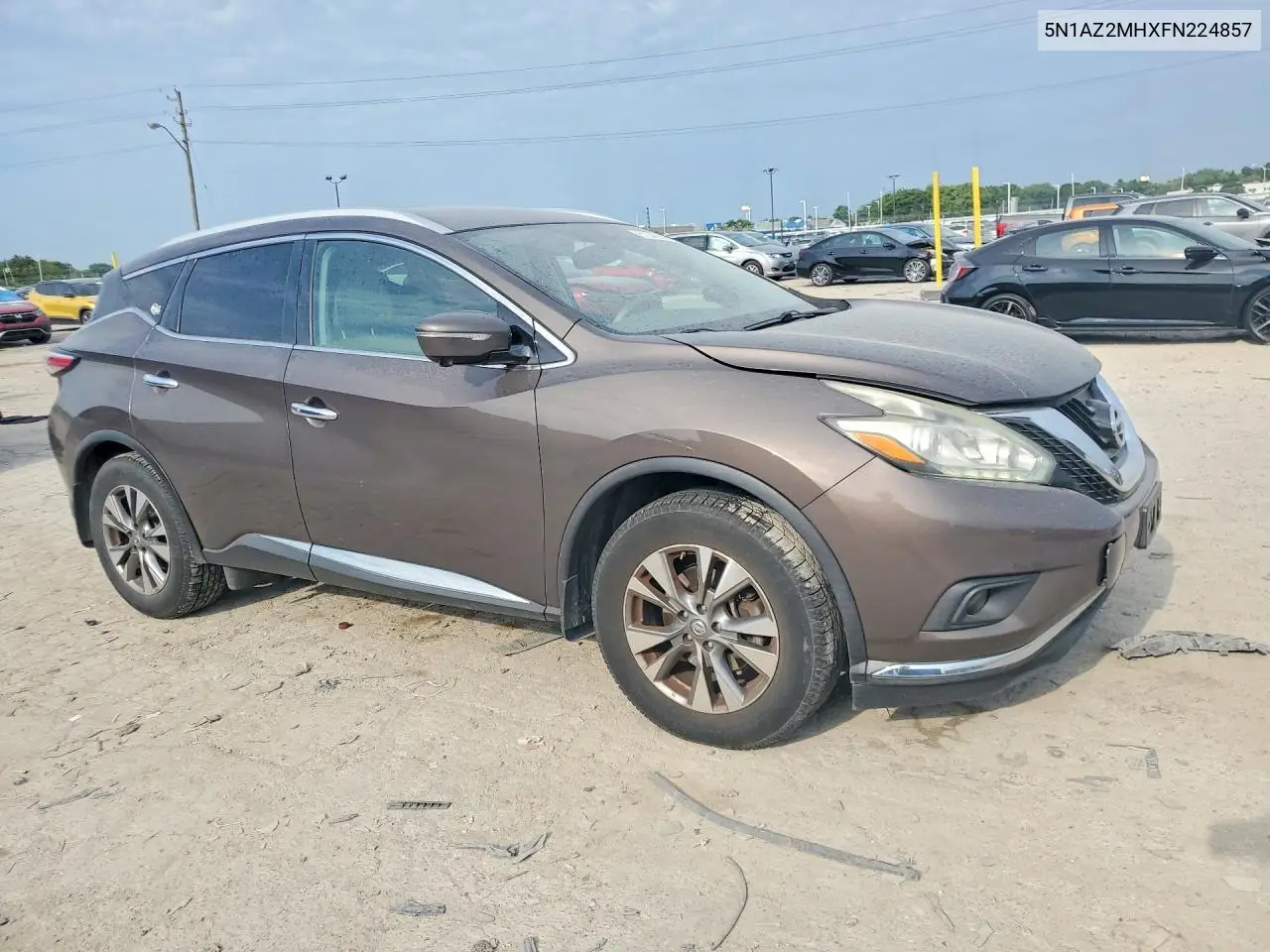 2015 Nissan Murano Sl VIN: 5N1AZ2MHXFN224857 Lot: 61542656
