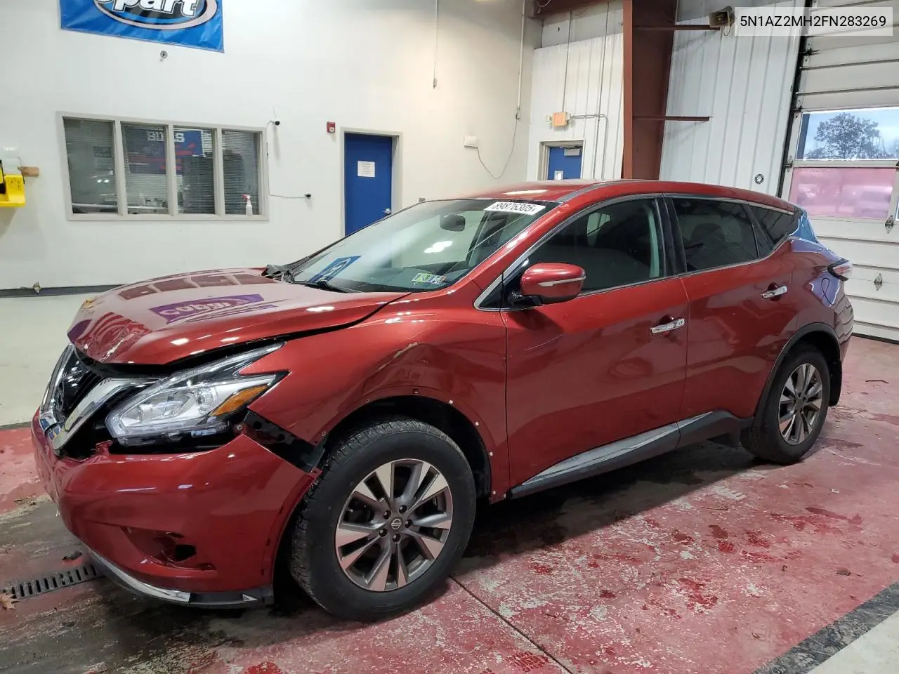 5N1AZ2MH2FN283269 2015 Nissan Murano S