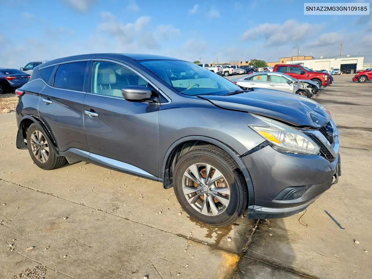 2016 Nissan Murano S VIN: 5N1AZ2MG3GN109185 Lot: 56180866