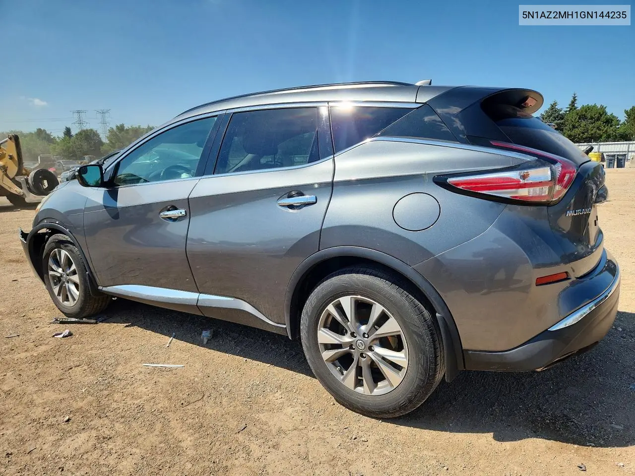 2016 Nissan Murano Sv VIN: 5N1AZ2MH1GN144235 Lot: 60654096