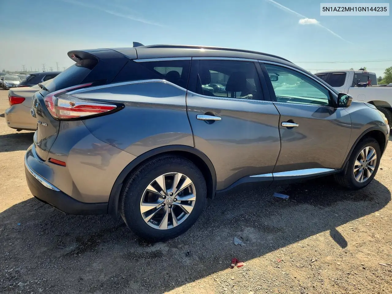 2016 Nissan Murano Sv VIN: 5N1AZ2MH1GN144235 Lot: 60654096