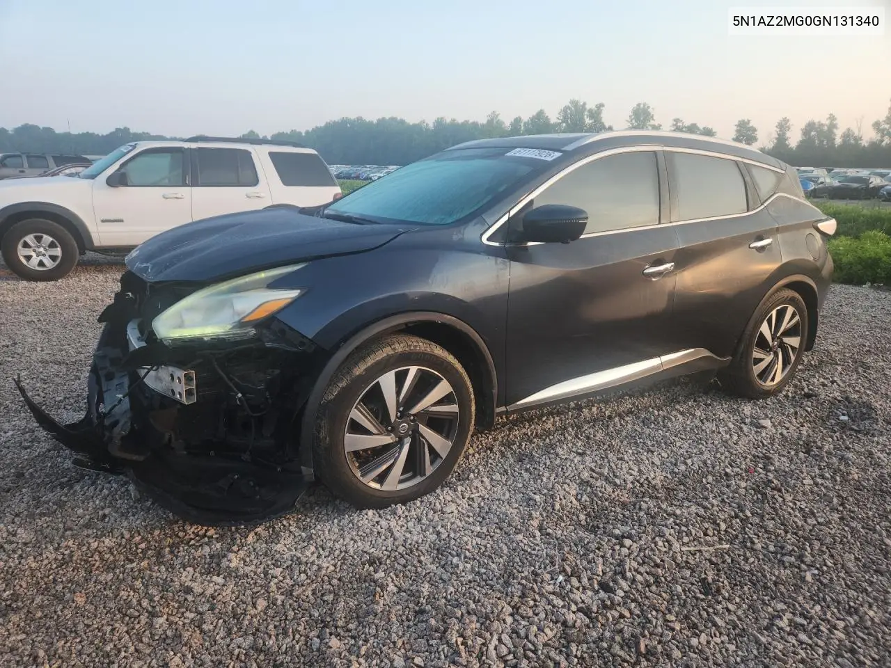 2016 Nissan Murano Platinum VIN: 5N1AZ2MG0GN131340 Lot: 61117926