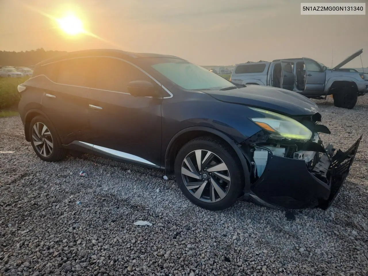 2016 Nissan Murano Platinum VIN: 5N1AZ2MG0GN131340 Lot: 61117926