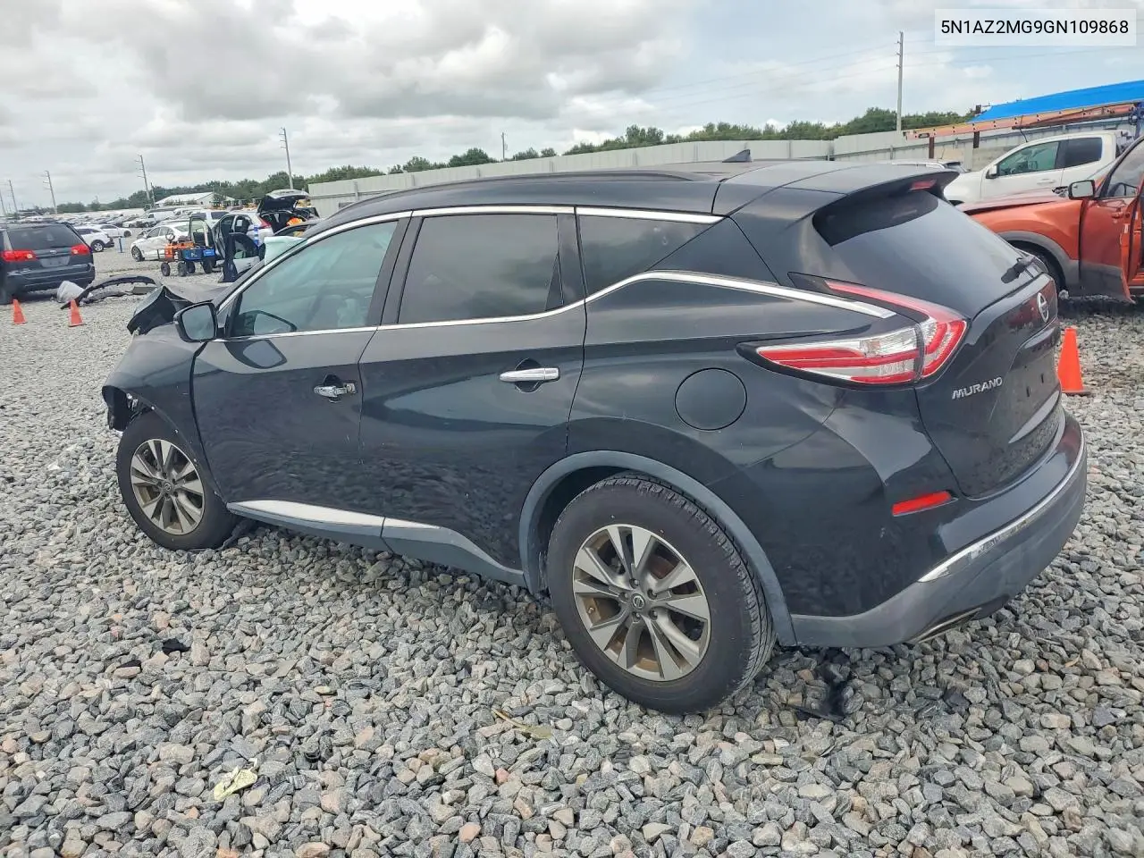 2016 Nissan Murano Sv VIN: 5N1AZ2MG9GN109868 Lot: 61174346