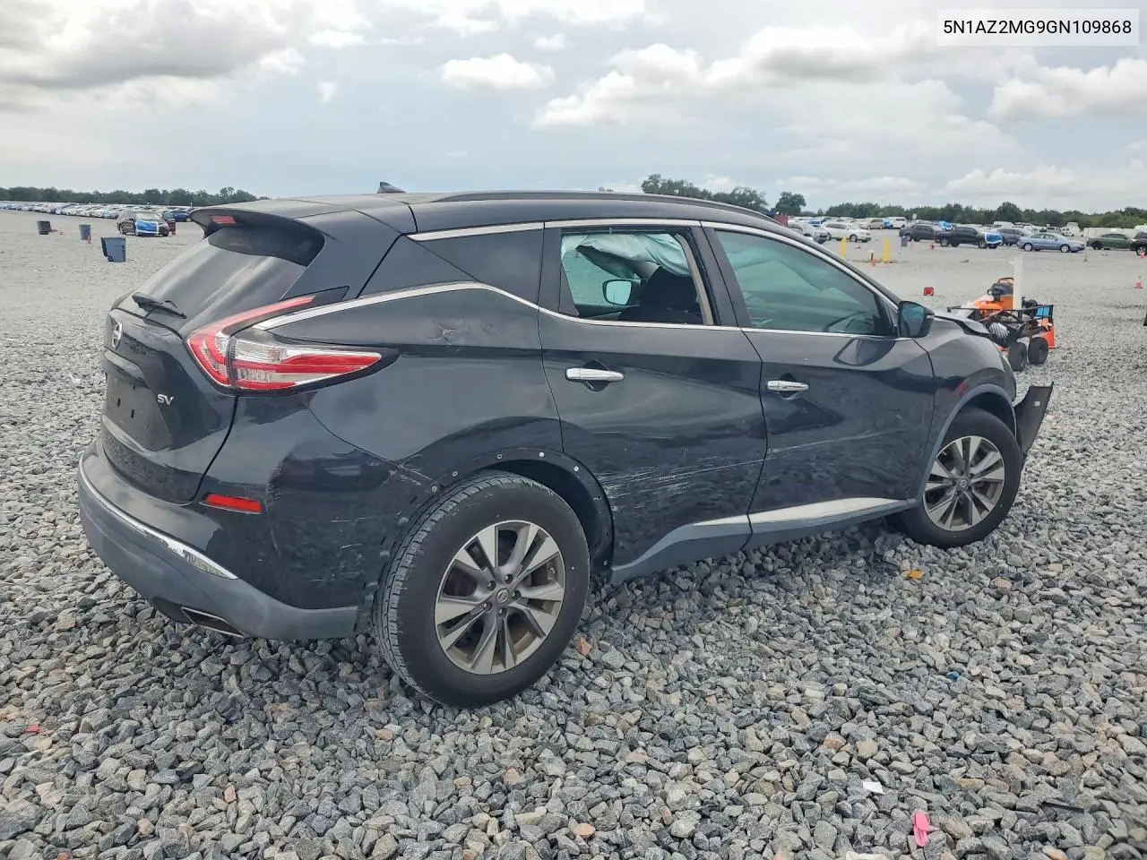2016 Nissan Murano Sv VIN: 5N1AZ2MG9GN109868 Lot: 61174346