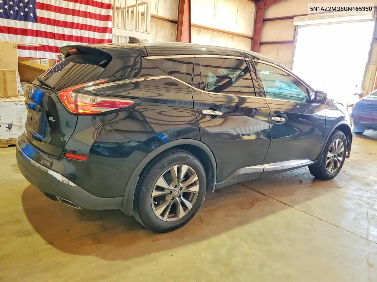 2016 Nissan Murano Sl VIN: 5N1AZ2MG8GN165350 Lot: 61440556