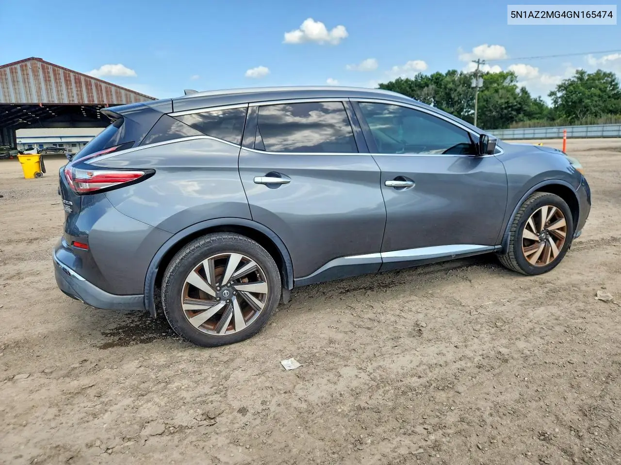 2016 Nissan Murano Platinum VIN: 5N1AZ2MG4GN165474 Lot: 61482486