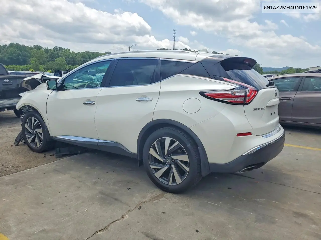 2016 Nissan Murano Platinum VIN: 5N1AZ2MH4GN161529 Lot: 61543146