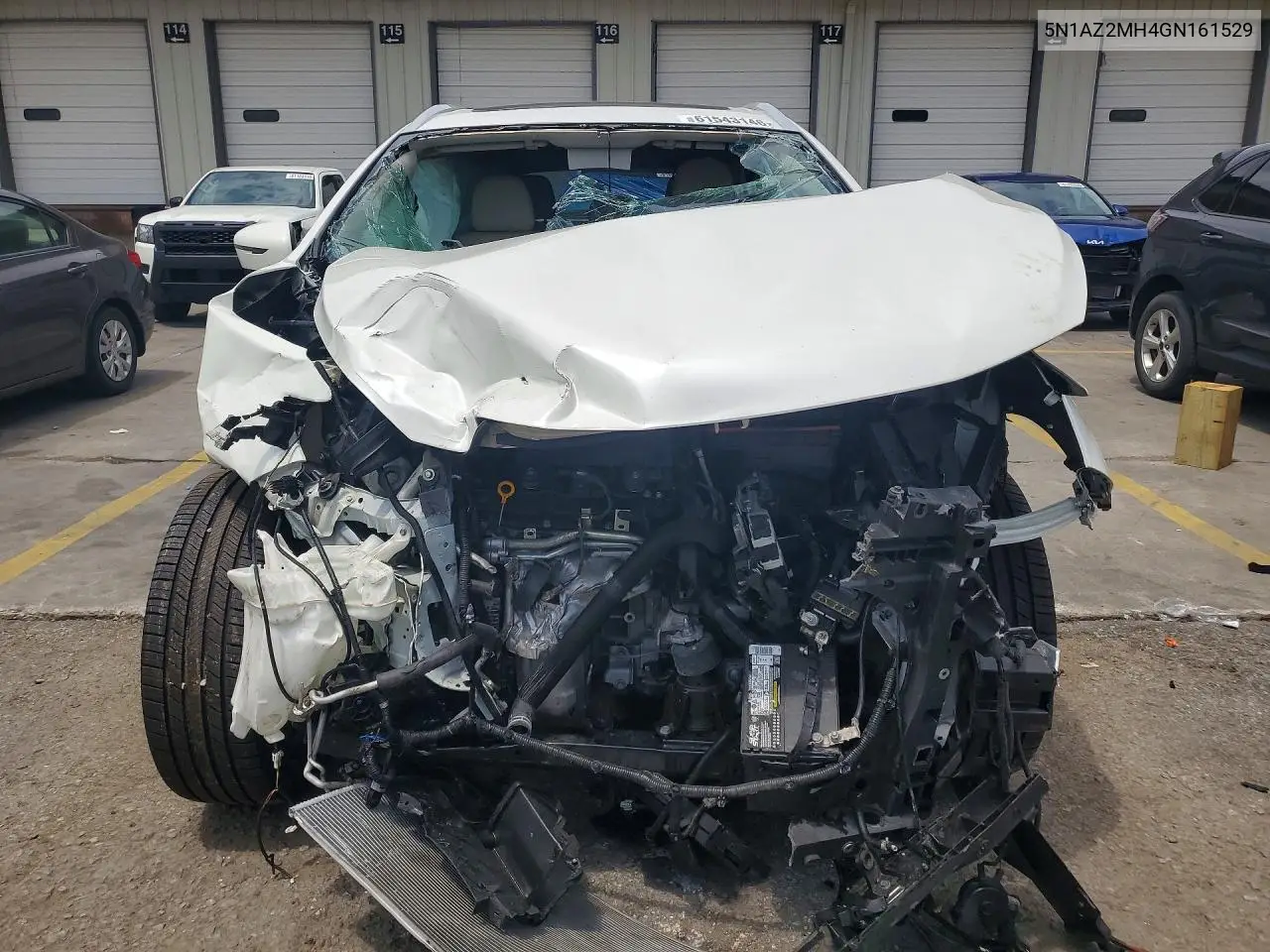 2016 Nissan Murano Platinum VIN: 5N1AZ2MH4GN161529 Lot: 61543146