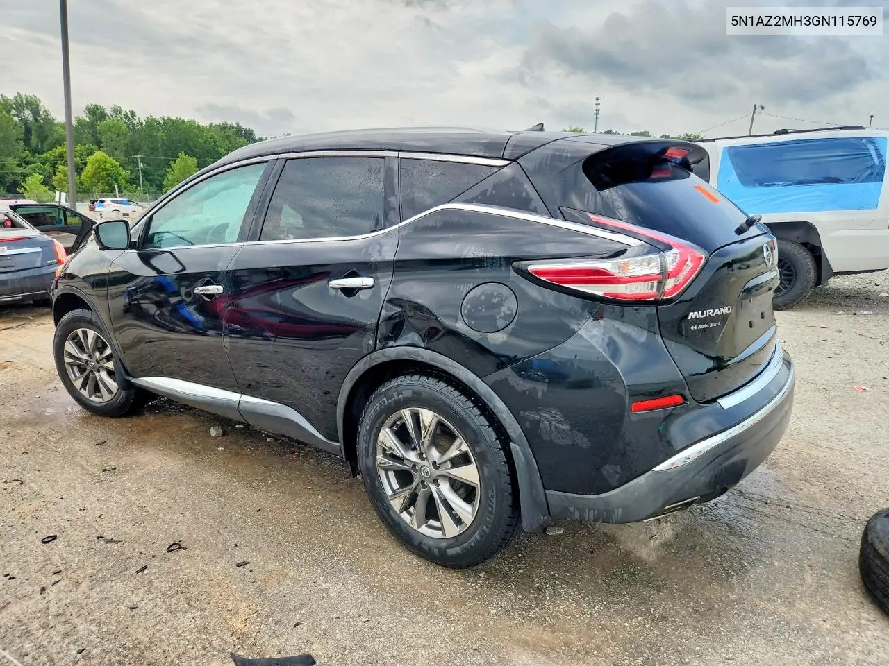 2016 Nissan Murano Sl VIN: 5N1AZ2MH3GN115769 Lot: 61906646