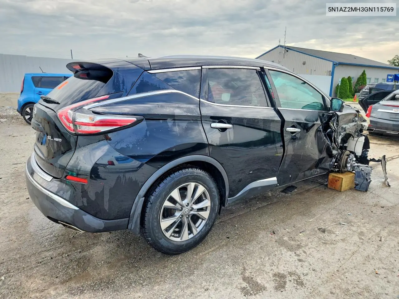 2016 Nissan Murano Sl VIN: 5N1AZ2MH3GN115769 Lot: 61906646