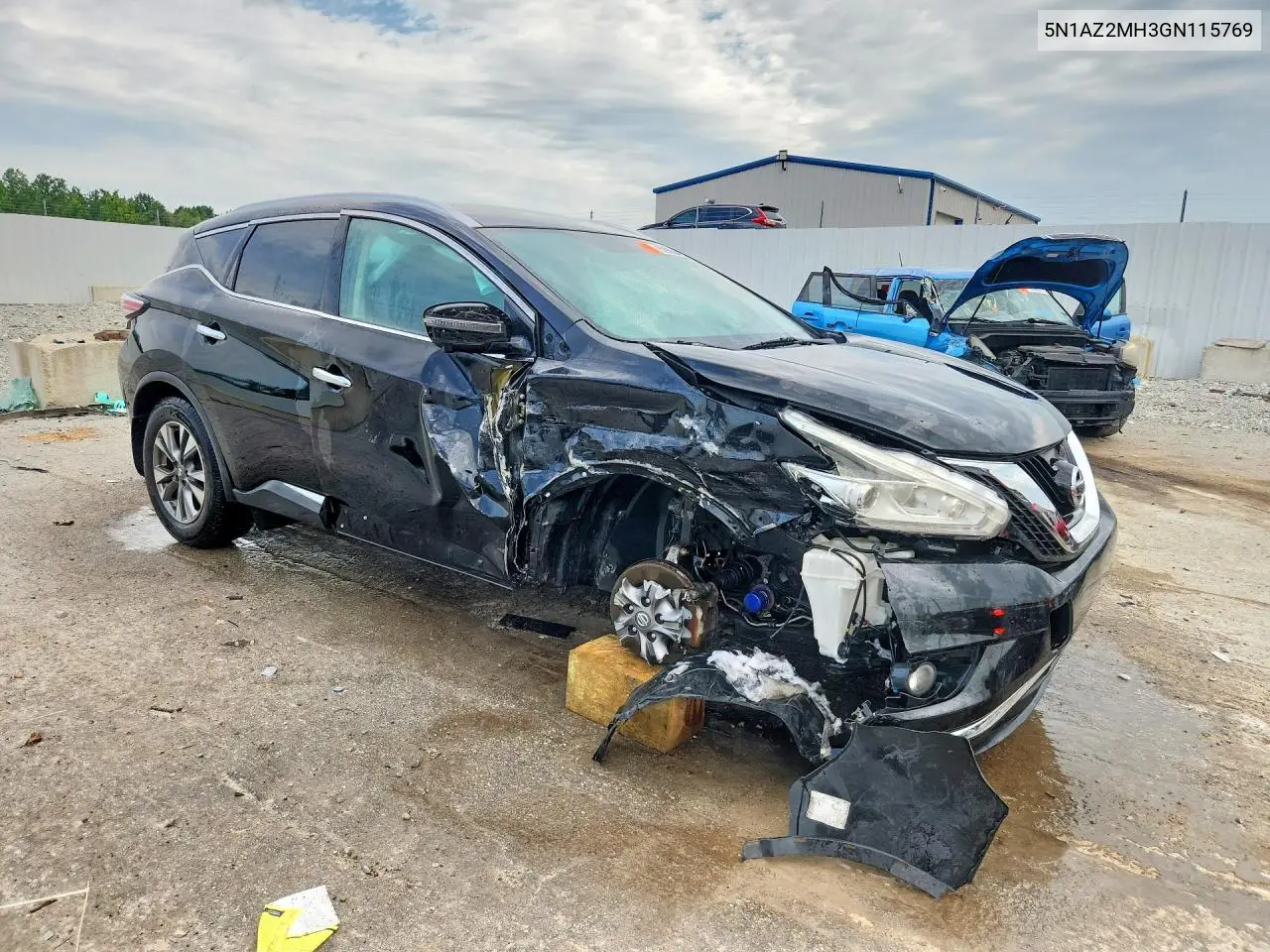 2016 Nissan Murano Sl VIN: 5N1AZ2MH3GN115769 Lot: 61906646