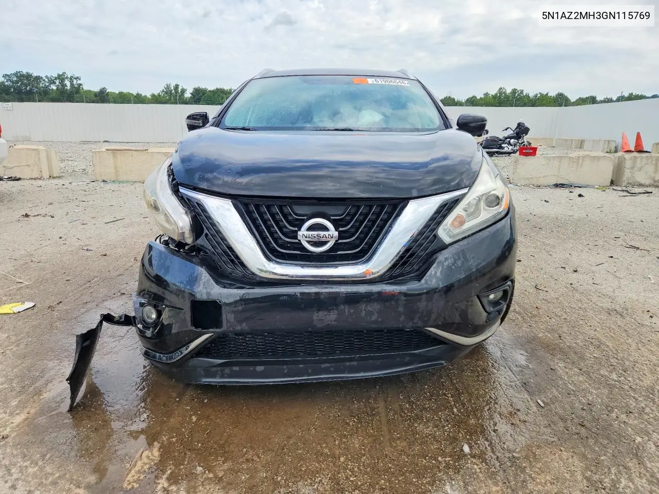 2016 Nissan Murano Sl VIN: 5N1AZ2MH3GN115769 Lot: 61906646