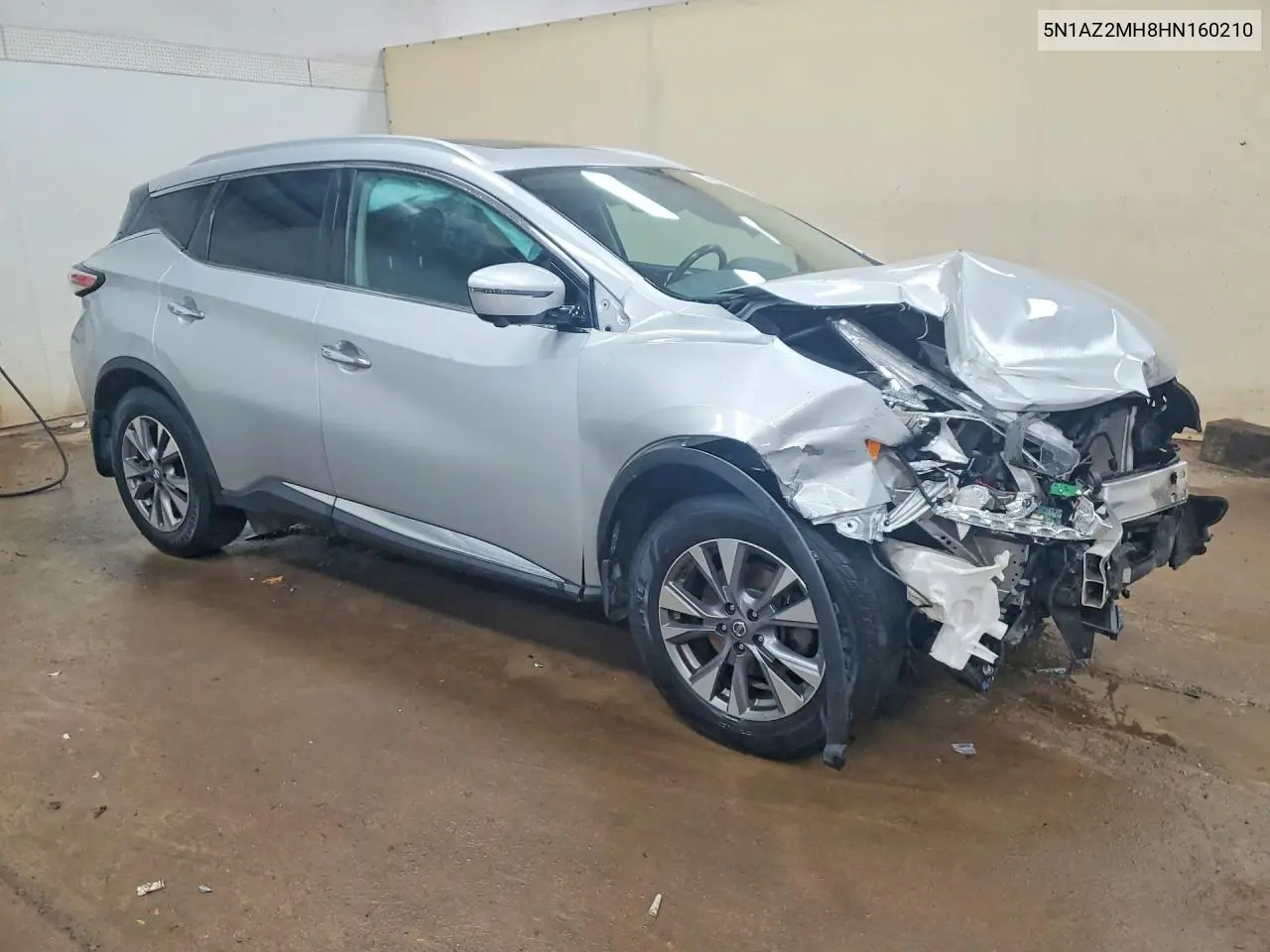 2017 Nissan Murano Sl VIN: 5N1AZ2MH8HN160210 Lot: 55899356