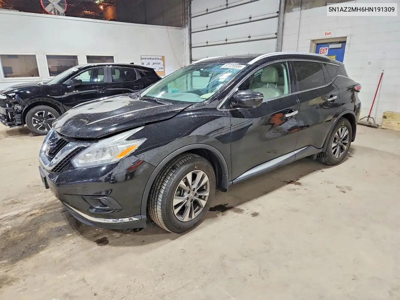 2017 Nissan Murano Sl VIN: 5N1AZ2MH6HN191309 Lot: 57729586