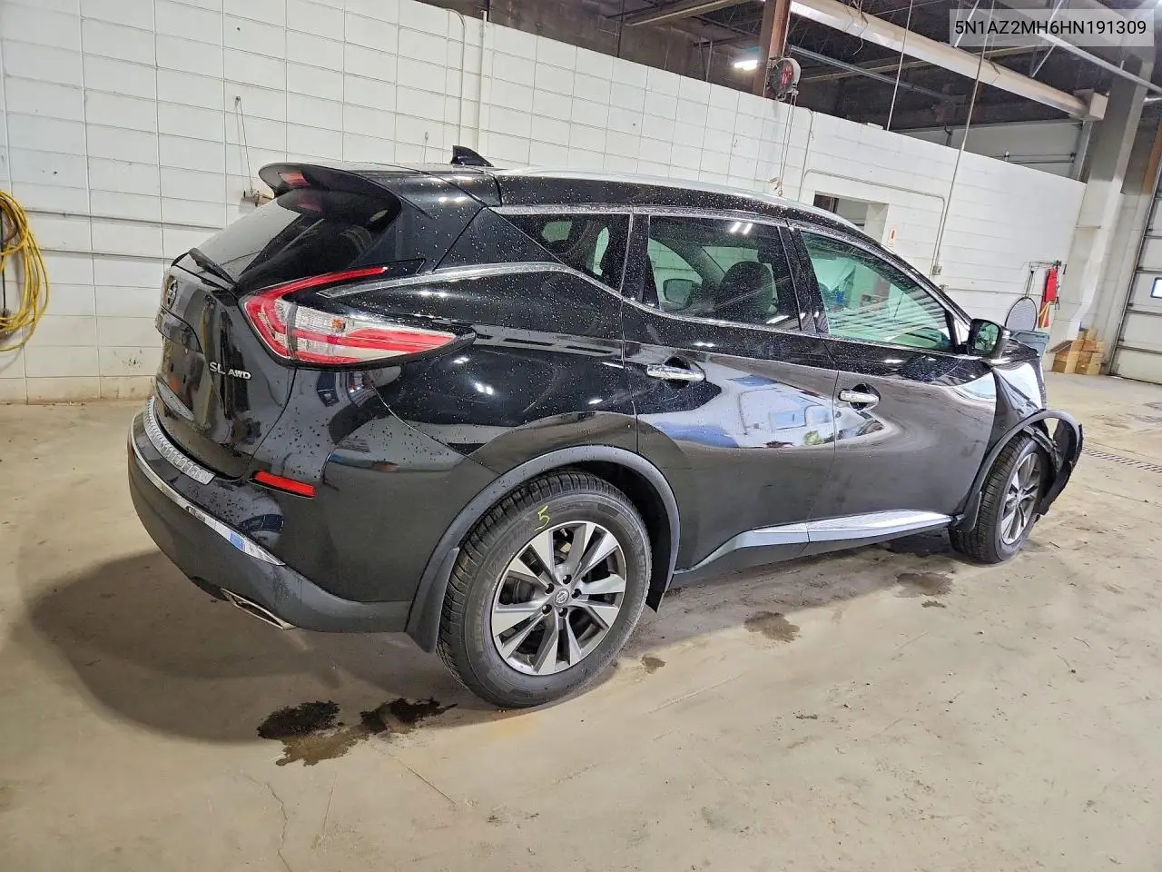 2017 Nissan Murano Sl VIN: 5N1AZ2MH6HN191309 Lot: 57729586