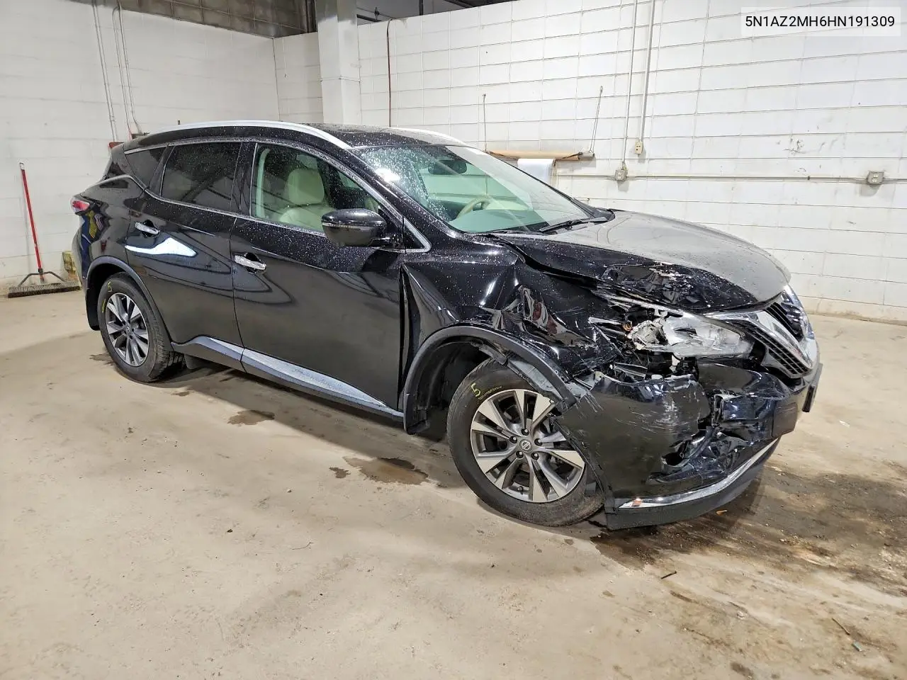2017 Nissan Murano Sl VIN: 5N1AZ2MH6HN191309 Lot: 57729586