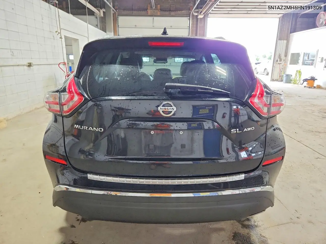 2017 Nissan Murano Sl VIN: 5N1AZ2MH6HN191309 Lot: 57729586
