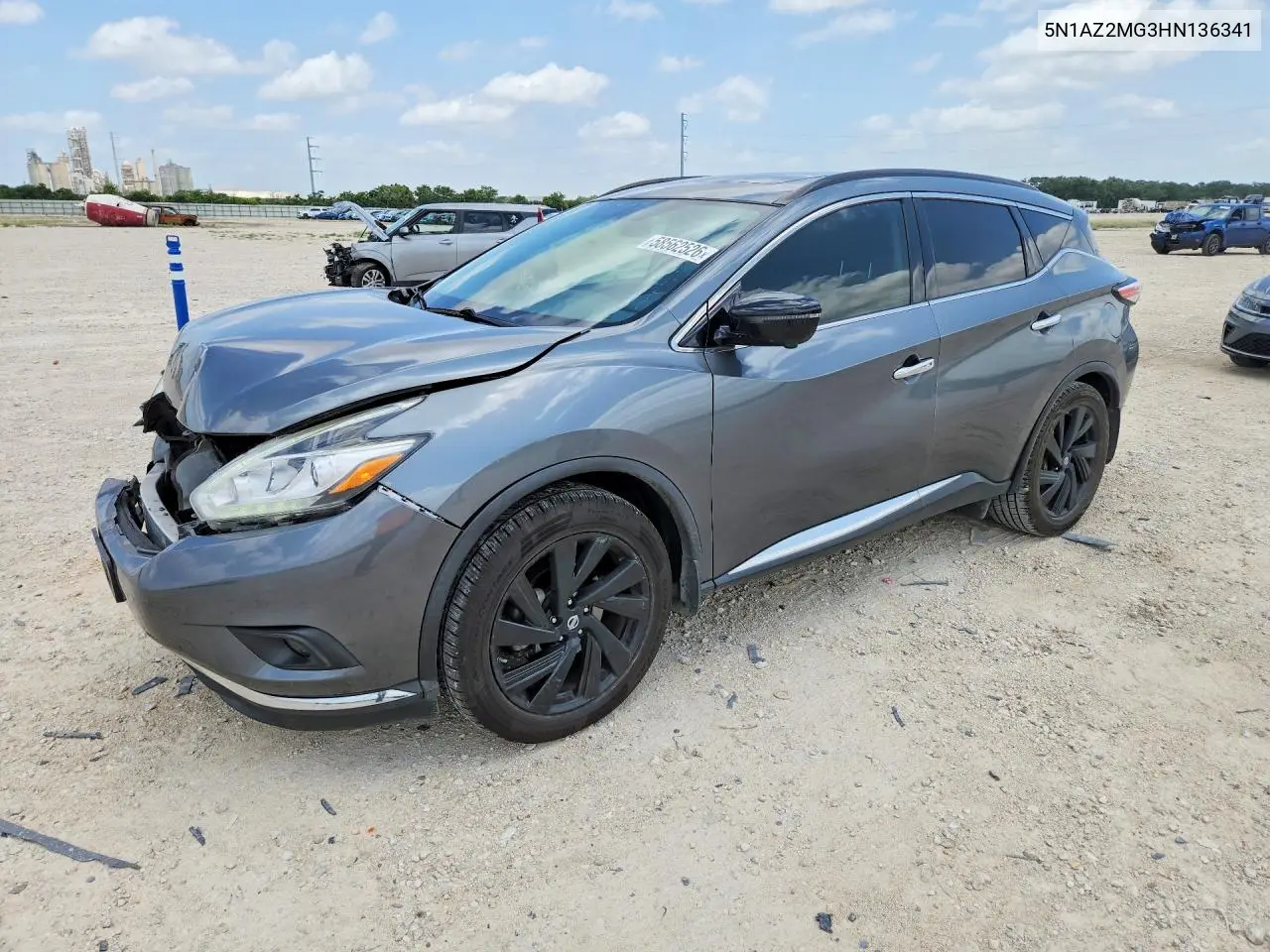 2017 Nissan Murano Platinum VIN: 5N1AZ2MG3HN136341 Lot: 58562526