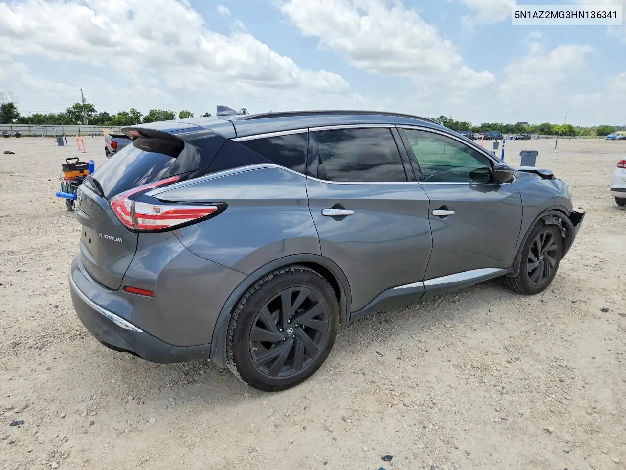 2017 Nissan Murano Platinum VIN: 5N1AZ2MG3HN136341 Lot: 58562526