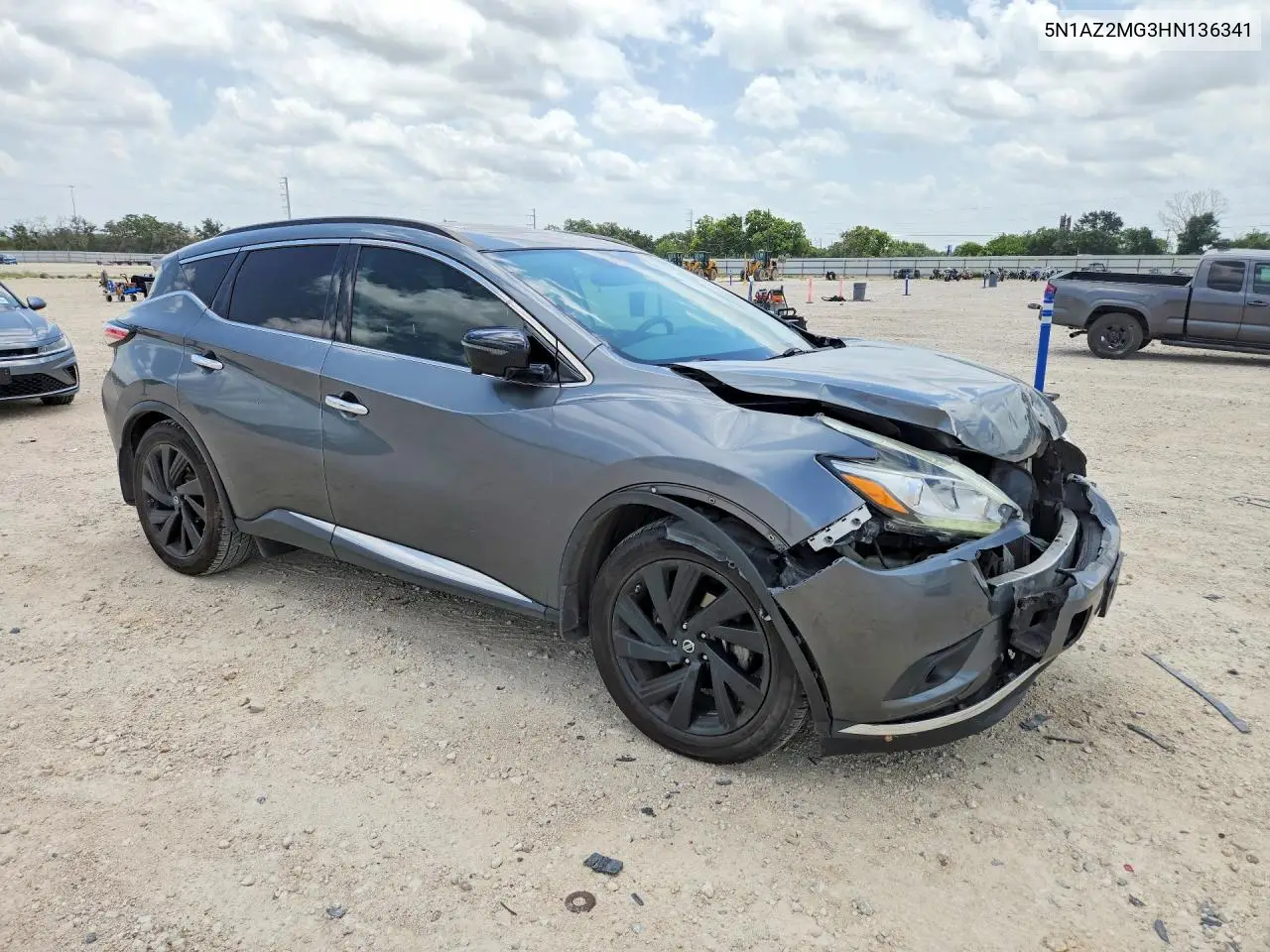 2017 Nissan Murano Platinum VIN: 5N1AZ2MG3HN136341 Lot: 58562526