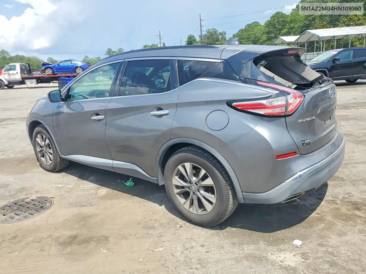 2017 Nissan Murano Sv VIN: 5N1AZ2MG4HN109360 Lot: 58933776