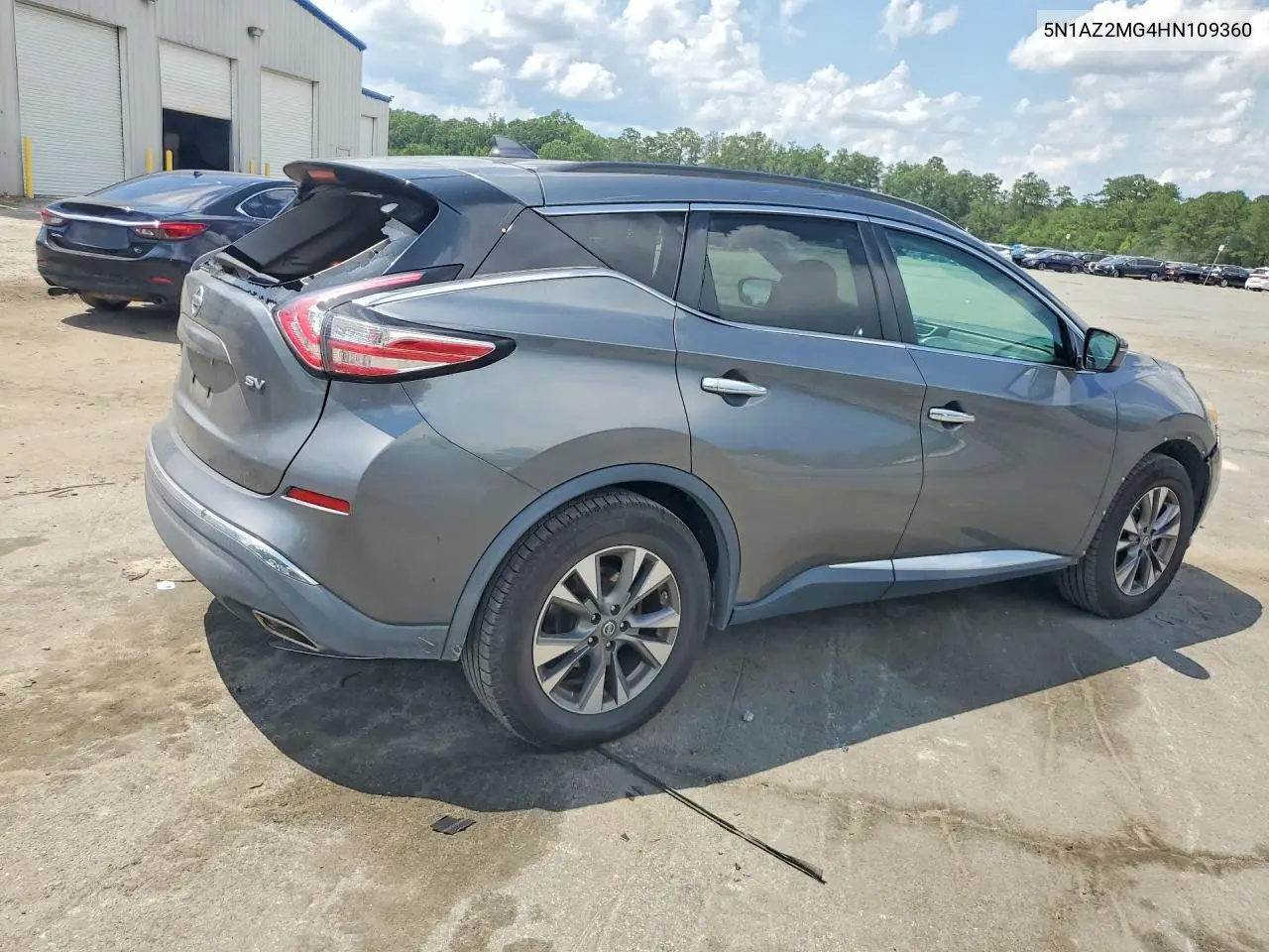 2017 Nissan Murano Sv VIN: 5N1AZ2MG4HN109360 Lot: 58933776