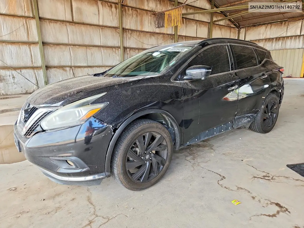2017 Nissan Murano Platinum VIN: 5N1AZ2MG1HN140792 Lot: 60528456