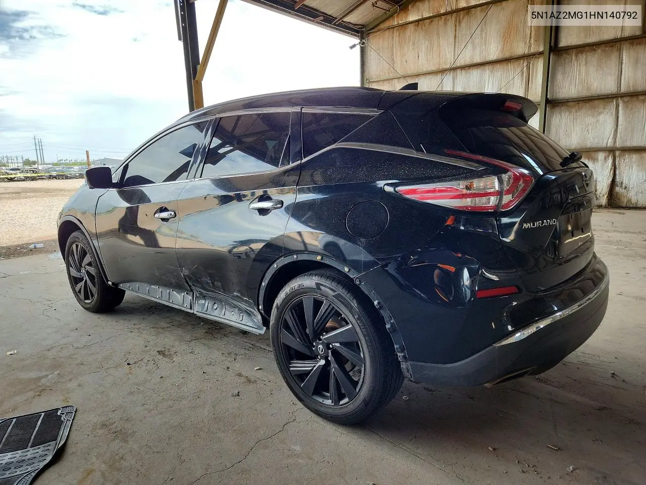 2017 Nissan Murano Platinum VIN: 5N1AZ2MG1HN140792 Lot: 60528456