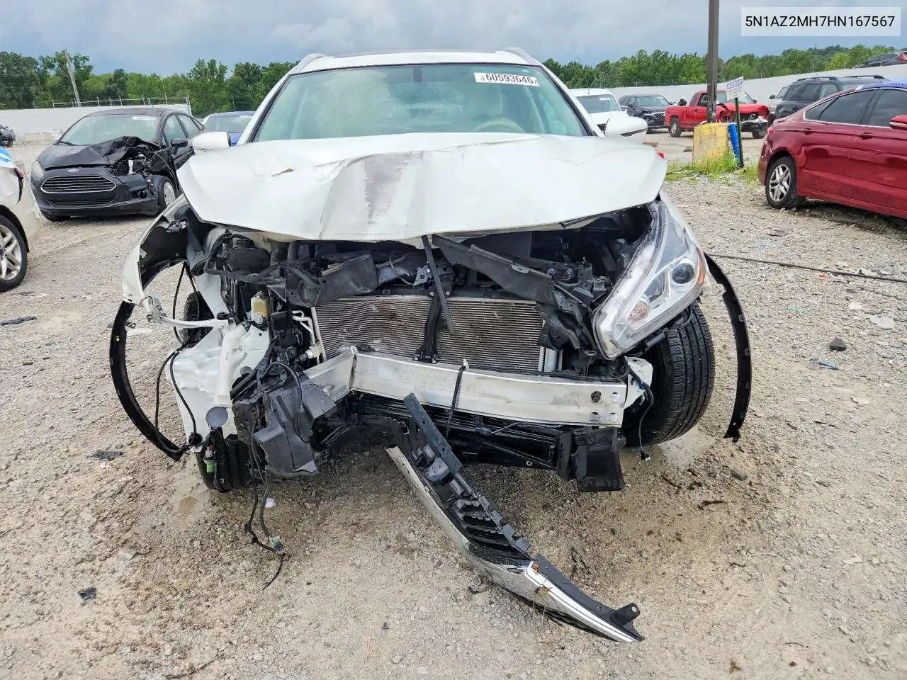 2017 Nissan Murano Platinum VIN: 5N1AZ2MH7HN167567 Lot: 60593646