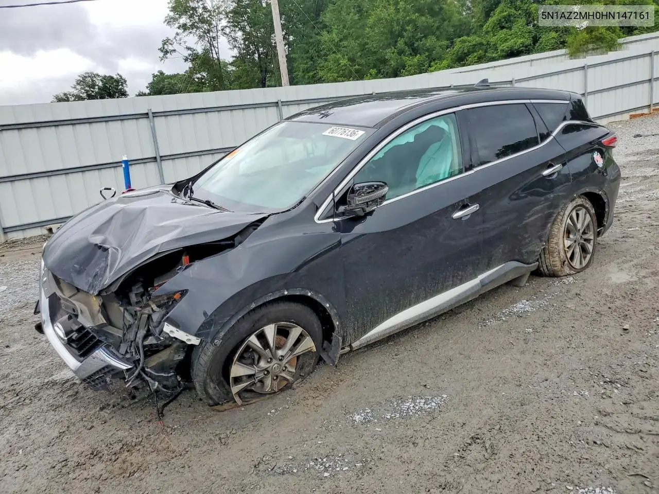 2017 Nissan Murano S VIN: 5N1AZ2MH0HN147161 Lot: 60776136