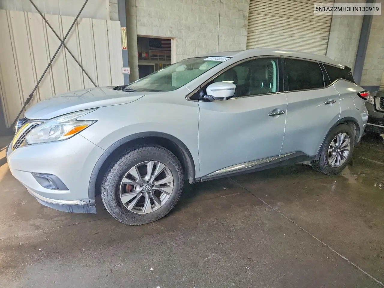 2017 Nissan Murano Sl VIN: 5N1AZ2MH3HN130919 Lot: 61143666