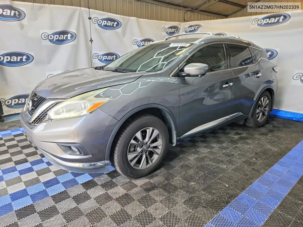 2017 Nissan Murano Sl VIN: 5N1AZ2MG7HN202339 Lot: 61147056