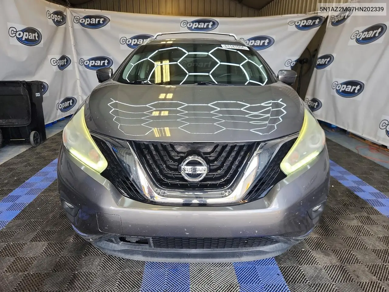 2017 Nissan Murano Sl VIN: 5N1AZ2MG7HN202339 Lot: 61147056