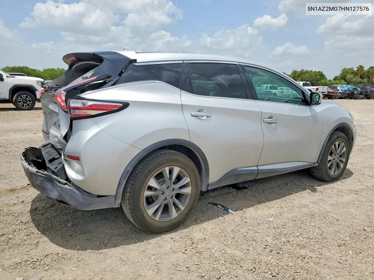 2017 Nissan Murano S VIN: 5N1AZ2MG7HN127576 Lot: 61202136
