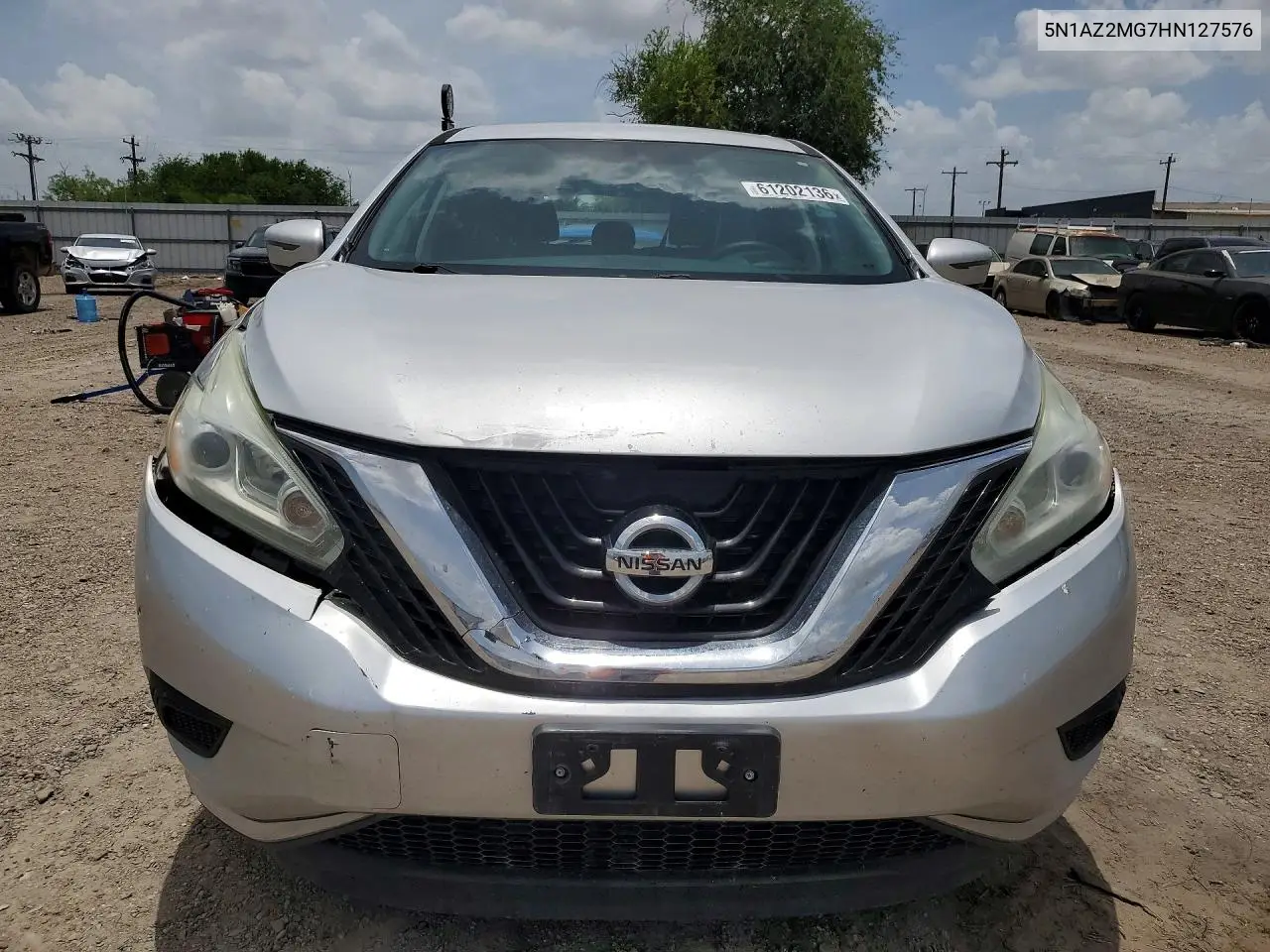 2017 Nissan Murano S VIN: 5N1AZ2MG7HN127576 Lot: 61202136