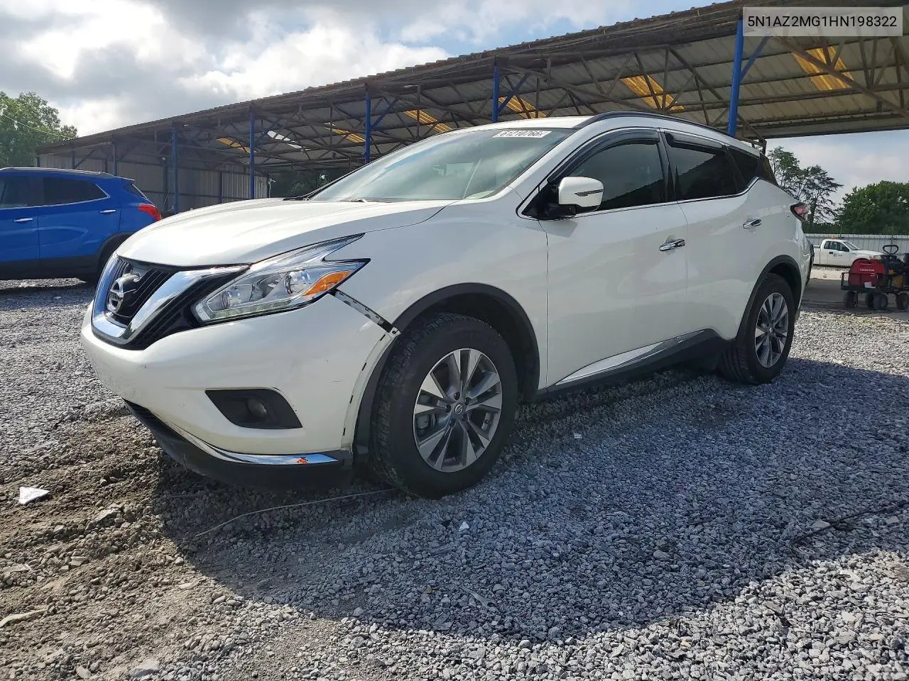 2017 Nissan Murano Sv VIN: 5N1AZ2MG1HN198322 Lot: 61210766