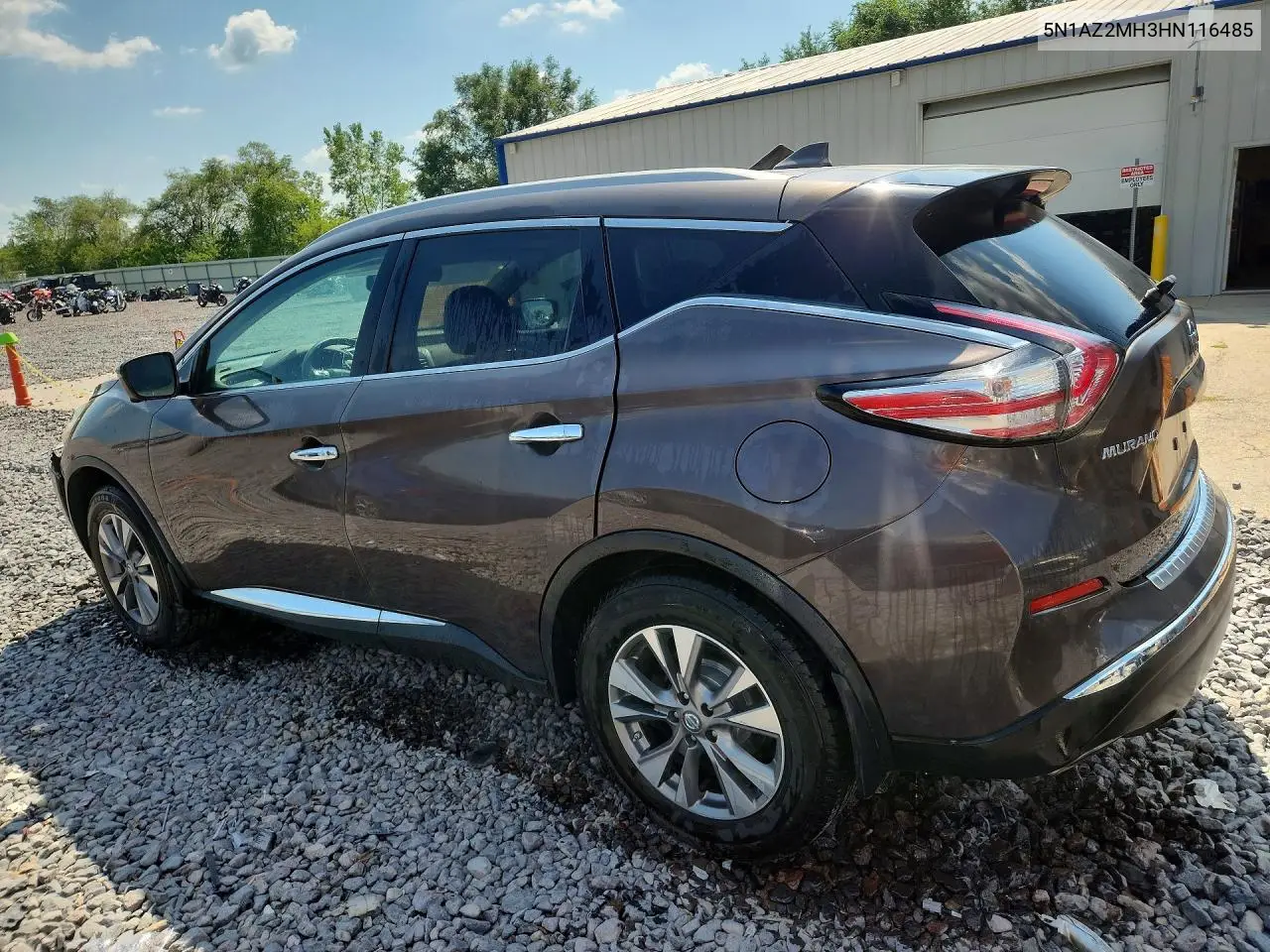 2017 Nissan Murano Sl VIN: 5N1AZ2MH3HN116485 Lot: 61311426
