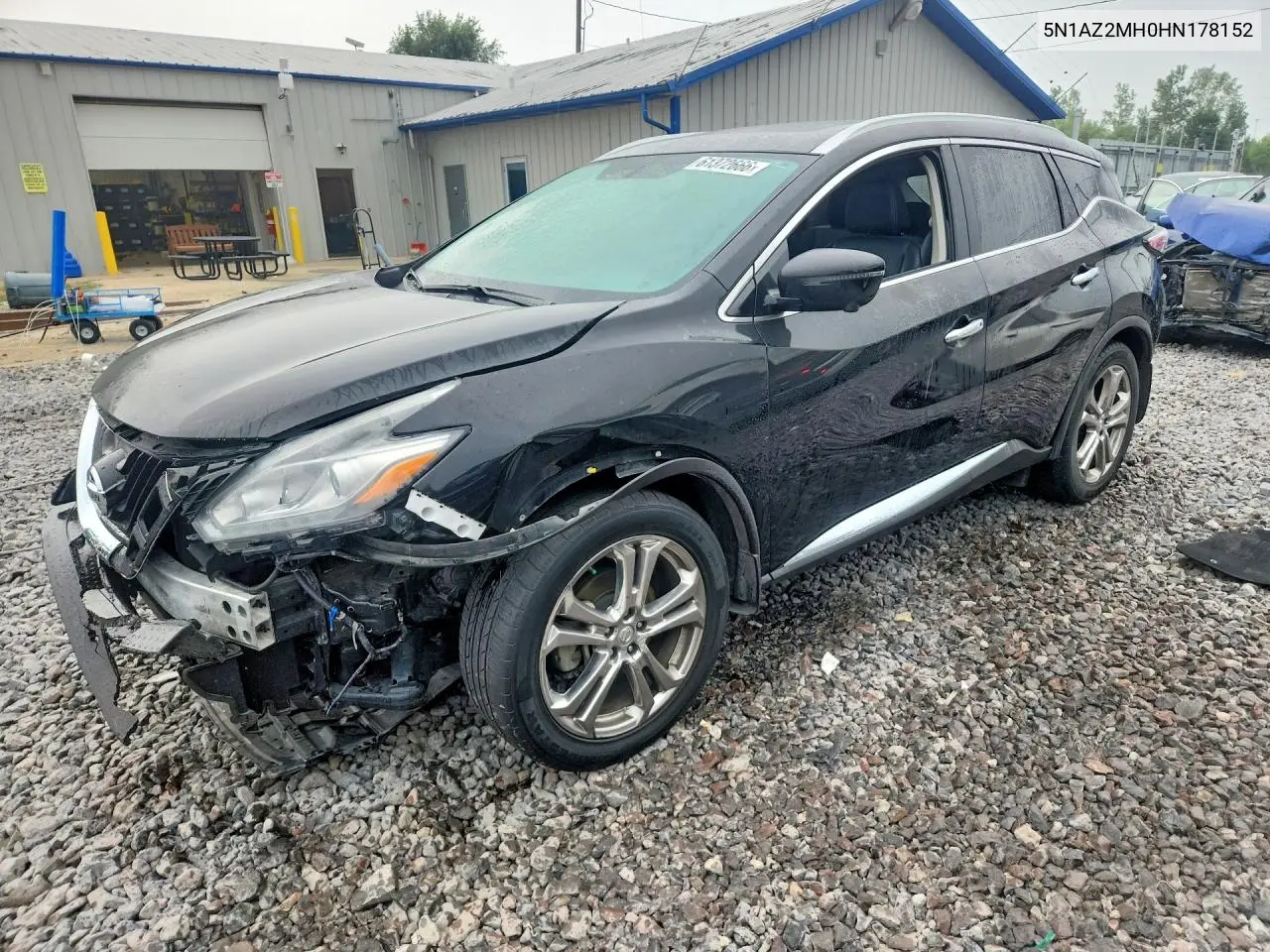 2017 Nissan Murano Platinum VIN: 5N1AZ2MH0HN178152 Lot: 61372666