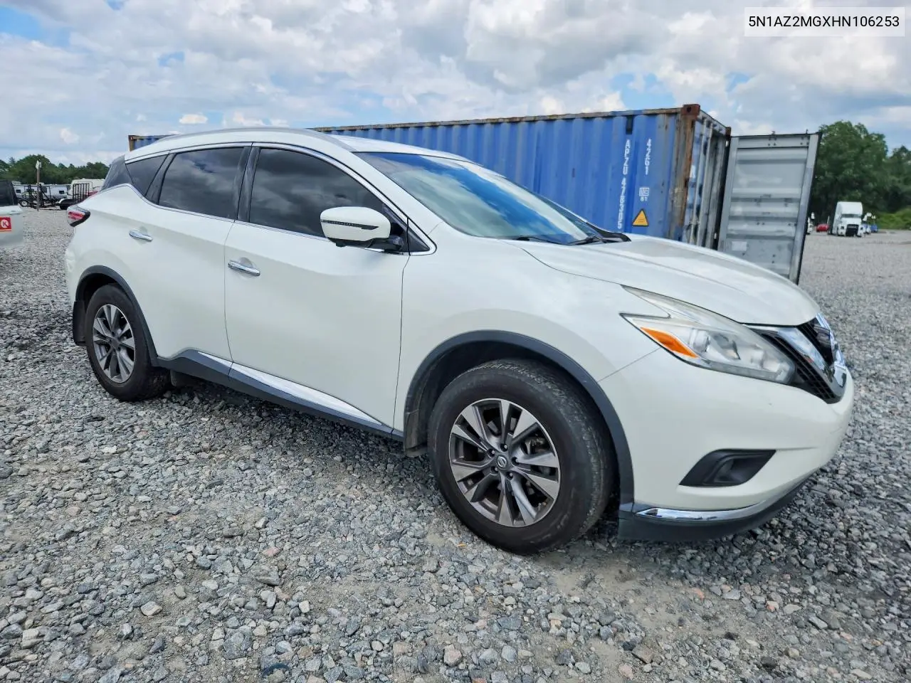 2017 Nissan Murano Sl VIN: 5N1AZ2MGXHN106253 Lot: 61396446