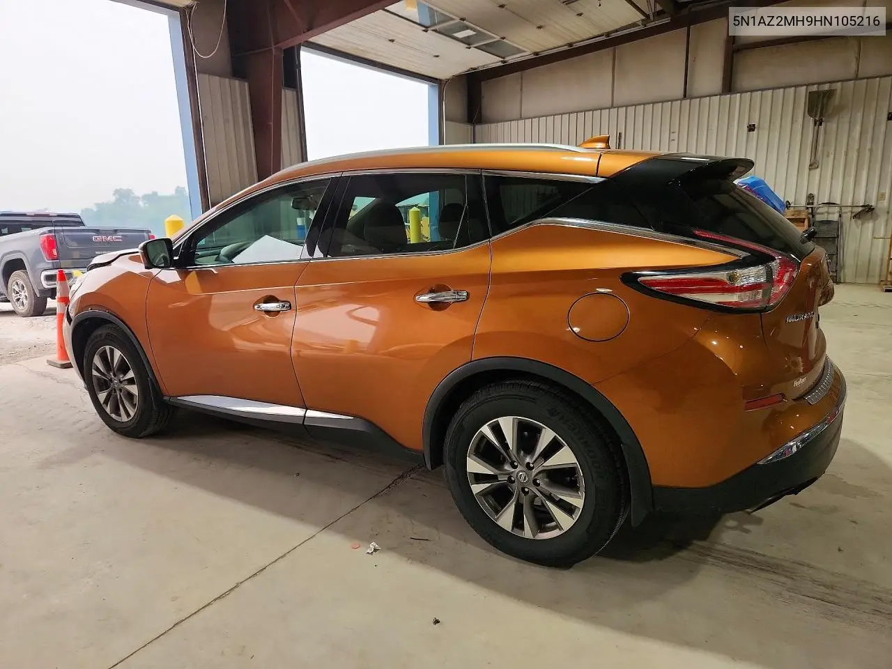 2017 Nissan Murano Sl VIN: 5N1AZ2MH9HN105216 Lot: 61485346